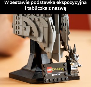 LEGO Icons Władca pierścieni: Hełm Saurona (11373) 4