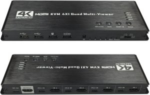 Przełącznik KVM switch 4xHDMI, 4xUSB Multiviewer 2