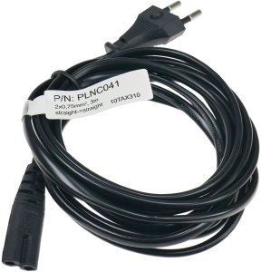 Kabel zasilający Polion Przewód zasilający 230V | C7 | prosty | 3m 2