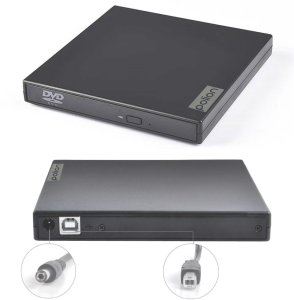 Zewnętrzny napęd CD DVD na USB do komputera, laptopa | CZARNY 2