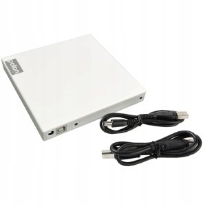 Zewnętrzny napęd CD DVD na USB do komputera, laptopa | BIAŁY 3