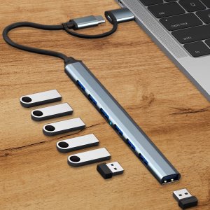 HUB USB-C 7*USB-A 4
