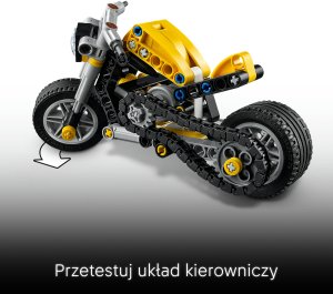 LEGO Technic Żółty motocykl (42225) 3