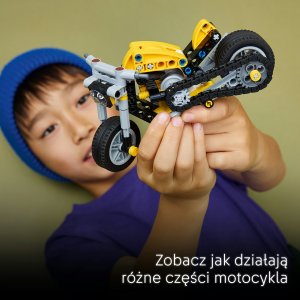 LEGO Technic Żółty motocykl (42225) 5