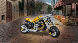 LEGO Technic Żółty motocykl (42225) 7