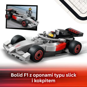 LEGO City Ciężarówka F1® z bolidem Audi F1® (60493) 5