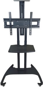 Stojak do telewizora 32"-70", na kółkach, do 45,5kg, VESA, regulacja 3