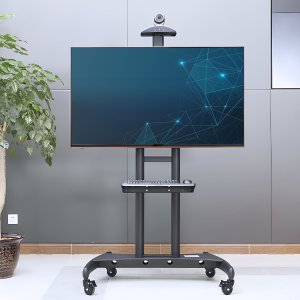 Stojak do telewizora 32"-70", na kółkach, do 45,5kg, VESA, regulacja 8