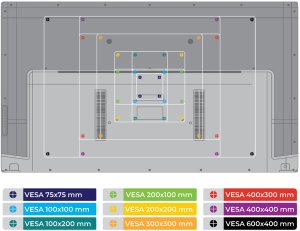 Stojak do telewizora 32"-70", na kółkach, do 45,5kg, VESA, regulacja 9