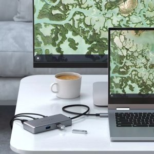 Satechi USB-C Multiport for Chromebook - Space gray 7