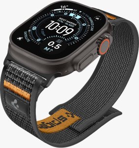 Spigen Spigen Athlex Air 2 Active Band, black orange - Apple Watch 49mm/46mm/45mm/44mm 7