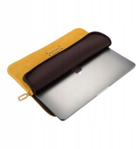 Etui Tucano TUCANO Velluto 2 - Pokrowiec MacBook Air 13" (M4/M3/M2/M1/2025-2018) / Pro 13" / Laptop 12" (żółty) 7