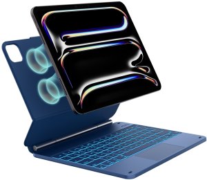 Etui Typecase Edge z klawiaturą do iPad Pro 13" 2024/2025 błękitny pacyfik 2