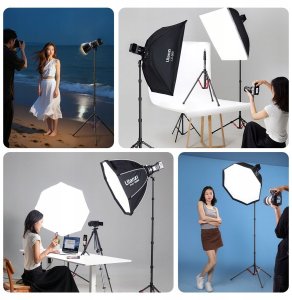 Statyw Stojak Studyjny Studio Oświetleniowy + Monopod 2,3m 5kg / Ulanzi T230 3