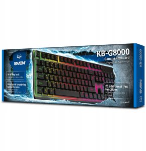 Klawiatura Sven Klawiatura SVEN KB-G8000 Backlit gaming keyboard 6438162019907 KB-G8000 (6438162019907) 6