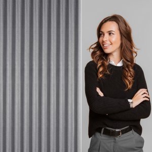 Zasłona gotowa NELISA 125x270 grafit zaciemniająca FLEX 12