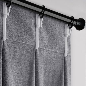 Zasłona gotowa NELISA 125x270 grafit zaciemniająca FLEX 5