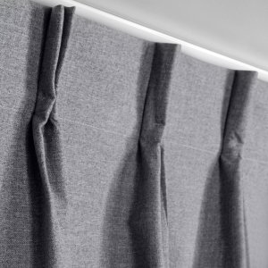 Zasłona gotowa NELISA 125x270 grafit zaciemniająca FLEX 10