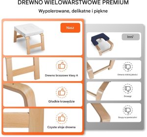 Ławka do Jogi Wielofunkcyjna Biała Udźwig 136 kg 4
