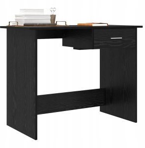 Biurko vidaXL Biurko Czarny dąb 100 x 50 x 76 cm Lumarko! 3