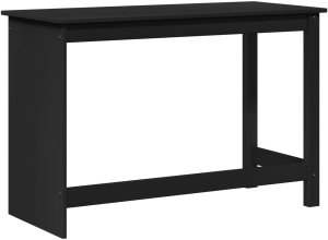 Biurko vidaXL Czarne 112 cm x 50 cm 4
