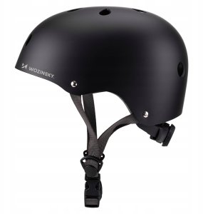Kask rowerowy BMX/hulajnoga Wozinsky lekki 48-52 cm - czarny 2