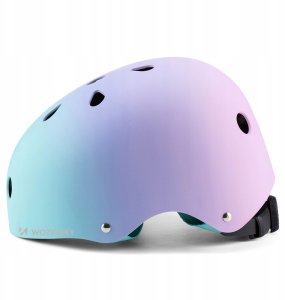 Kask rowerowy BMX/hulajnoga Wozinsky 48-52 cm - gradient różowy 2