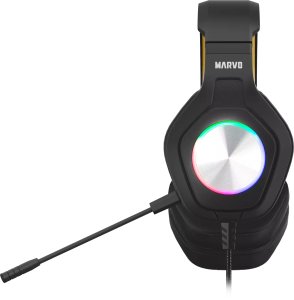 Słuchawki Marvo Pulz 80 Żółte (8518300000) 3