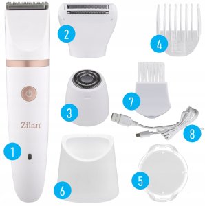 Zilan ZLN8740 Golarka/trimmer dla kobiet 3in1 IPX7 ZLN8740 (8682744808740) 5