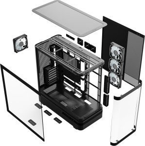 Obudowa Modecom Volcano AQ200 ARGB czarna (MC-A-AQ200-4FA-B) 14