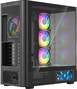 Obudowa Modecom Volcano AQ400 ARGB czarna (MC-A-AQ400-4FA-B) 4