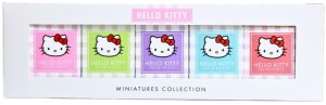 HelloKitty Set Hello Kitty: Iconic Vichy Bleu, Eau De Toilette, For Girls, 5 ml *Miniature + Iconic Vichy Vert, Eau De Parfum, For Girls, 5 ml *Miniature + Iconic Vichy Rouge, Eau De Toilette, For Girls, 5 ml *Miniature + Iconic Vichy Rose, Eau De Toilett 2