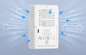 Sonoff Miernik jakości powietrza WiFi LCD AirGuard CO2 SAWF-08P 4