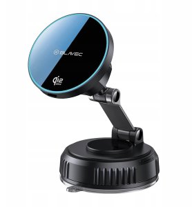 Blavec UCHWYT SAMOCHODOWY MAGNETYCZNY NA TELEFON Z ŁADOWARKA INDUKCYJNA DO MAGSAFE 2