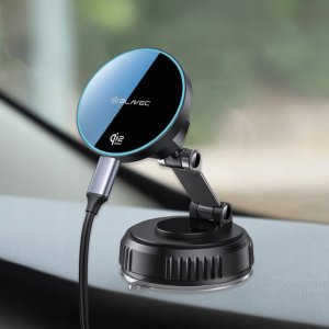 Blavec UCHWYT SAMOCHODOWY MAGNETYCZNY NA TELEFON Z ŁADOWARKA INDUKCYJNA DO MAGSAFE 3