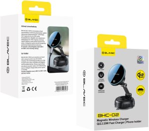 Blavec UCHWYT SAMOCHODOWY MAGNETYCZNY NA TELEFON Z ŁADOWARKA INDUKCYJNA DO MAGSAFE 8