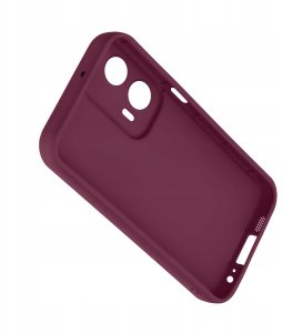 krainaGSM Etui do Motorola Moto G35 5G silikonowe MATOWE serce + Szkło na ekran 4