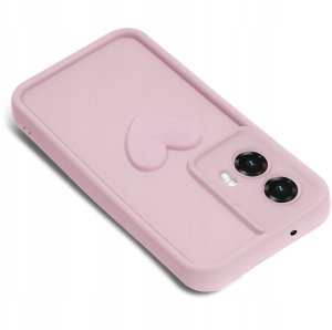 krainaGSM Etui do Motorola Moto G85 5G silikonowe MATOWE serce 2