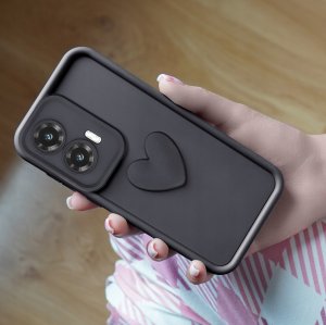 krainaGSM Etui do Motorola Moto G85 5G silikonowe MATOWE serce 4