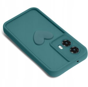 krainaGSM Etui do Motorola Moto G85 5G silikonowe MATOWE serce 2