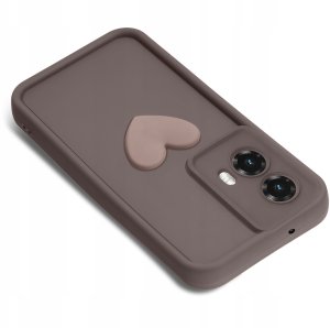 krainaGSM Etui do Motorola Moto G85 5G silikonowe MATOWE serce 2
