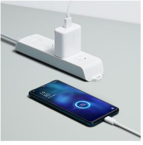 Ładowarka Oppo Oryginalna Ładowarka Sieciowa Oppo SuperVOOC VCA7JFEH 65W Power Adapter biała blister 24