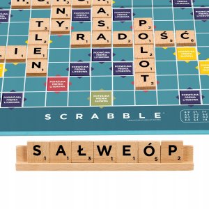 Mattel Scrabble drewniane płytki (JGR65) 5