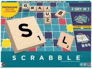 Mattel Scrabble drewniane płytki (JGR65) 3