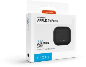 Fixed Silikonowe etui do Apple AirPods 4 czarne 3