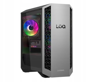 Komputer Lenovo LOQ Tower 26ADR10 Ryzen 7 8745HX 32GB DDR5 5200 1TB SSD GeForce RTX 5070 12GB Win11 Szary / Czarny (91DF004UPL) 2