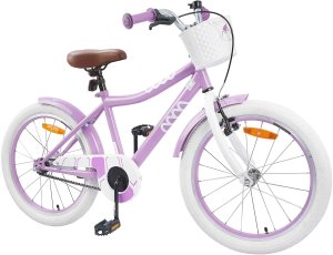 vidaXL vidaXL Rower Dziecięcy 18 Cali dla dzieci w wieku 5-7 lat Fioletowy 2