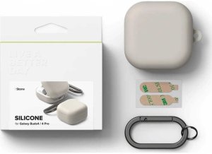Ringke RINGKE SILICONE SAMSUNG GALAXY BUDS 4 / 4 PRO STONE 2
