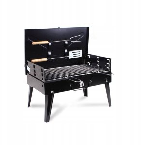 Chomik Grill turystyczny składany, walizka z widełkami i łopatką 15