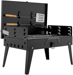 Chomik Grill turystyczny składany, walizka z widełkami i łopatką 3